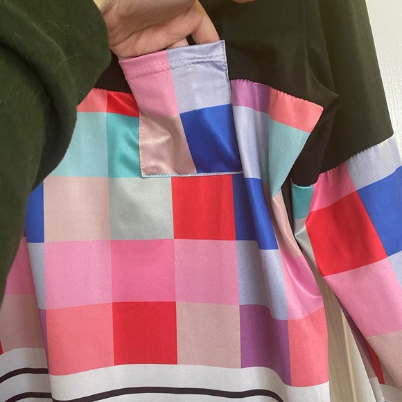 Funky Mixed Pattern Top - Picture 3 of 3